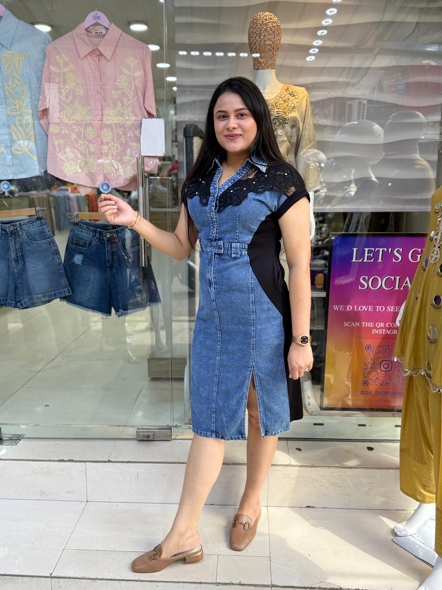 PREMIUM DENIM DRESS SSR1001