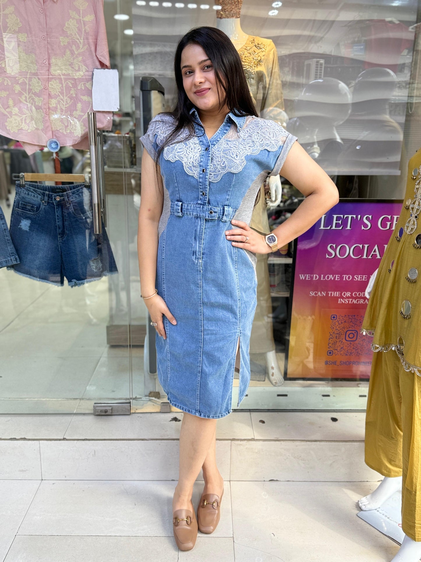 PREMIUM DENIM DRESS SSR1001