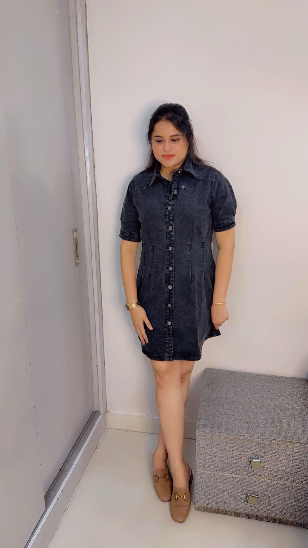DENIM DRESS SSR1002
