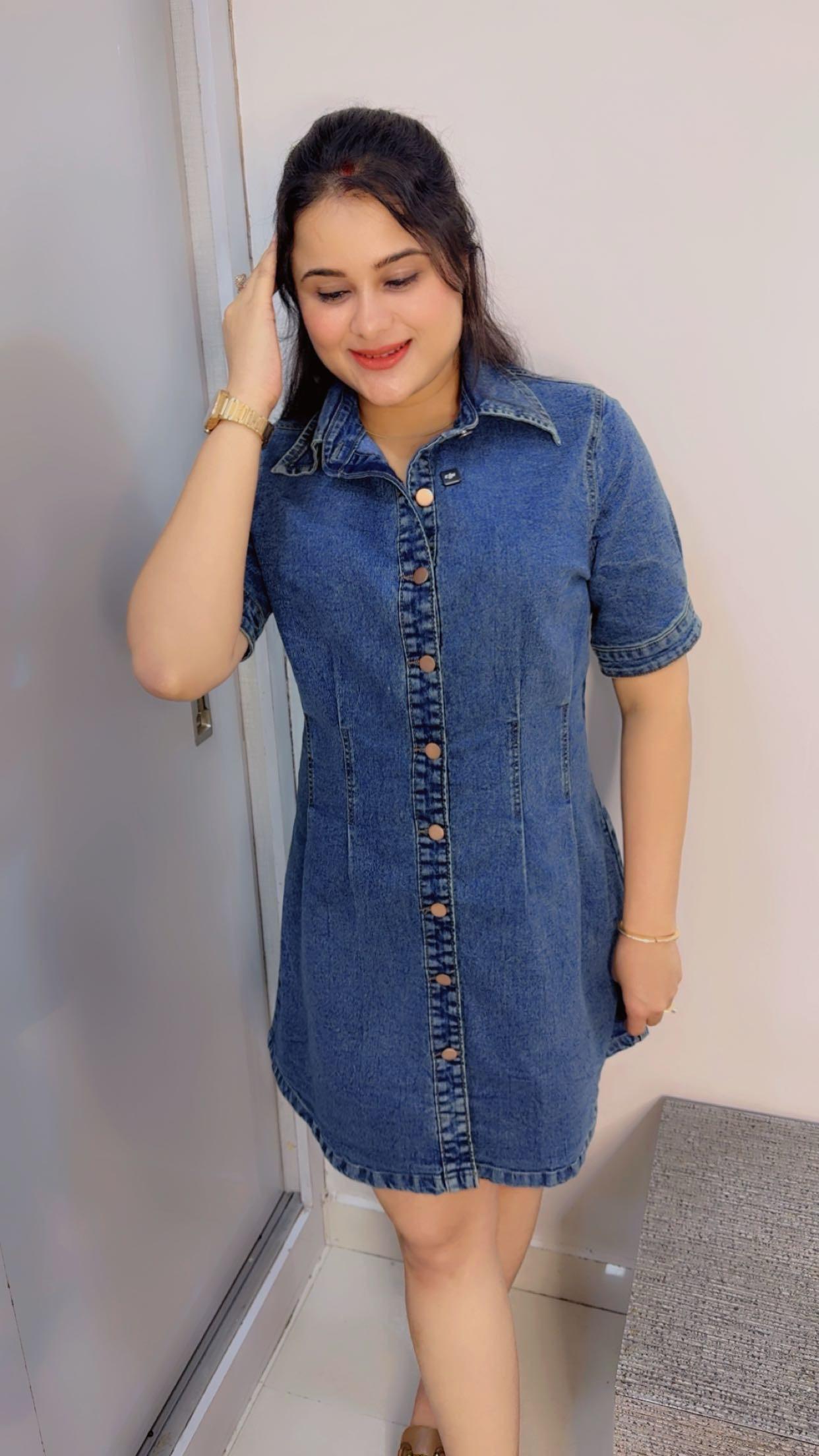 DENIM DRESS SSR1002