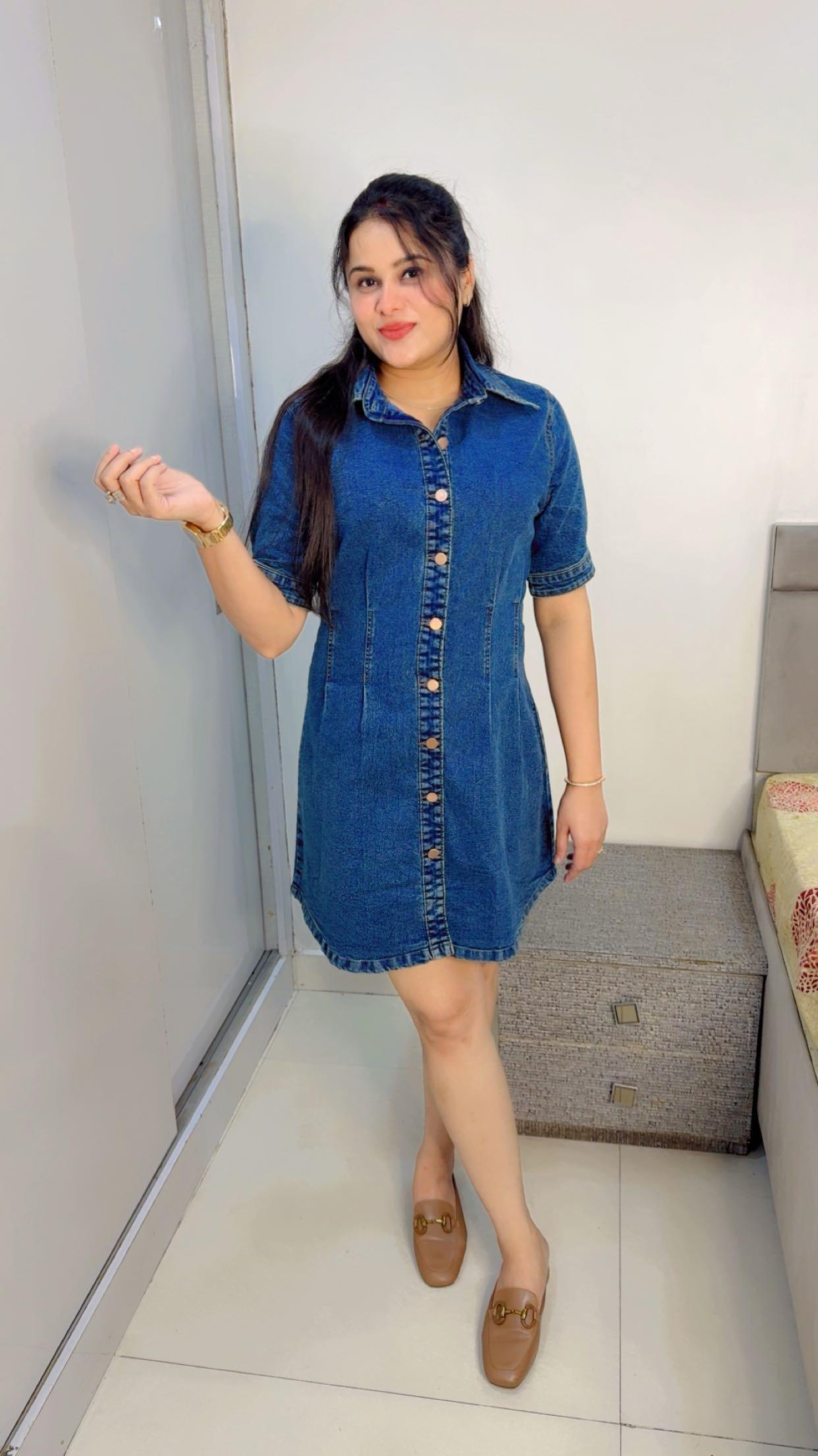 DENIM DRESS SSR1002
